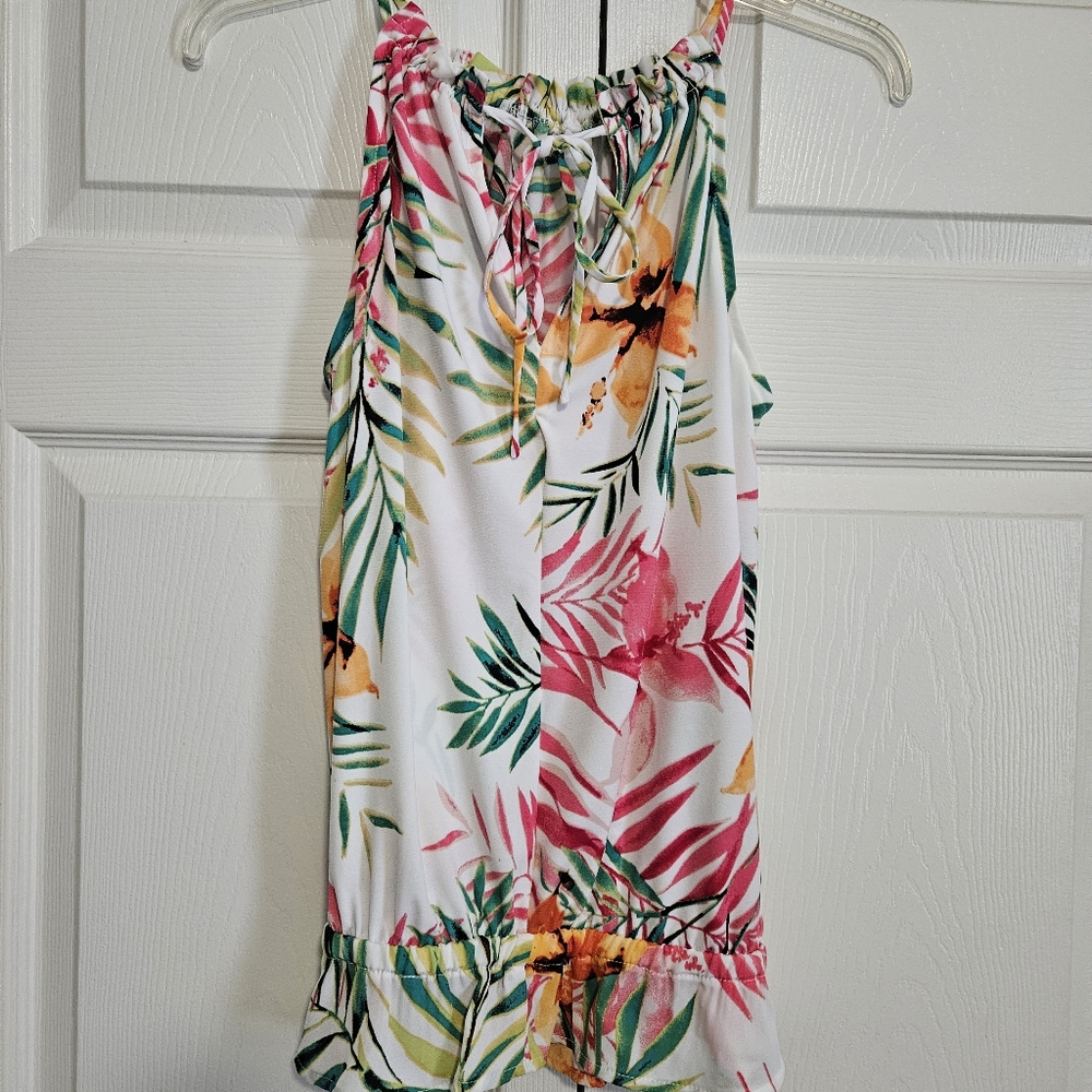 Women's Summer Floral Blouse Size Small.